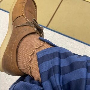 Men's brown clarks shoes